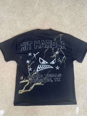 C4 Hit Harder Black Graphic Tee - Alpha Trials Houston TX